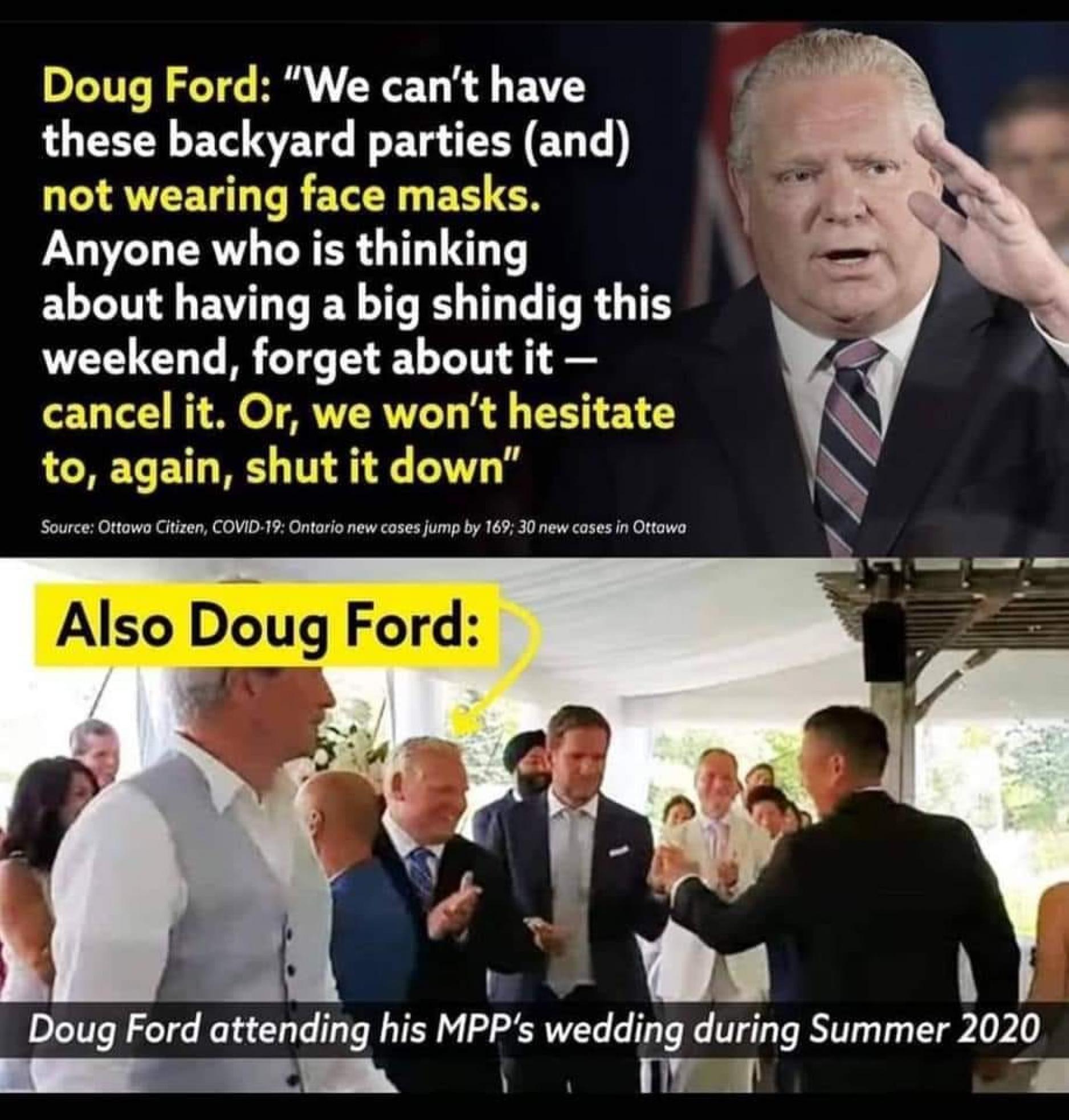 Doug Ford Parties (Summer 2020) Doug Ford Parties (Summer 2020)