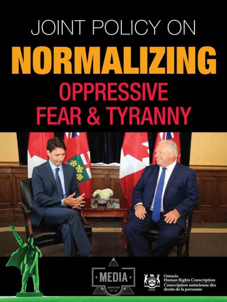 Joint Policy on Normalizing Fear and Tyranny